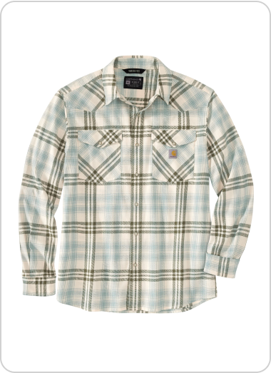 MONTANA SNAP-FRONT LONG-SLEEVE PLAID SHIRT