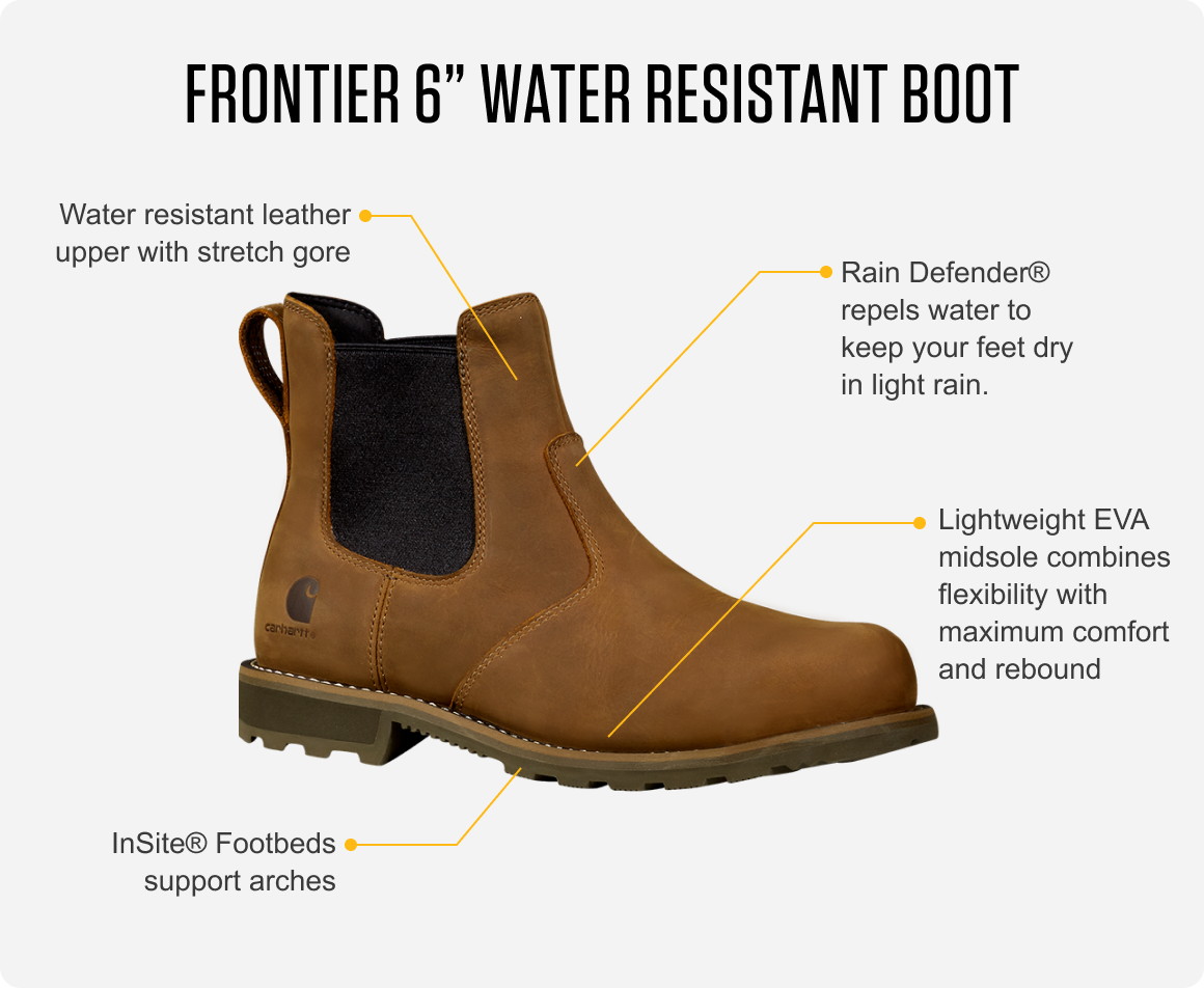 FRONTIER 6” WATER RESISTANT BOOT