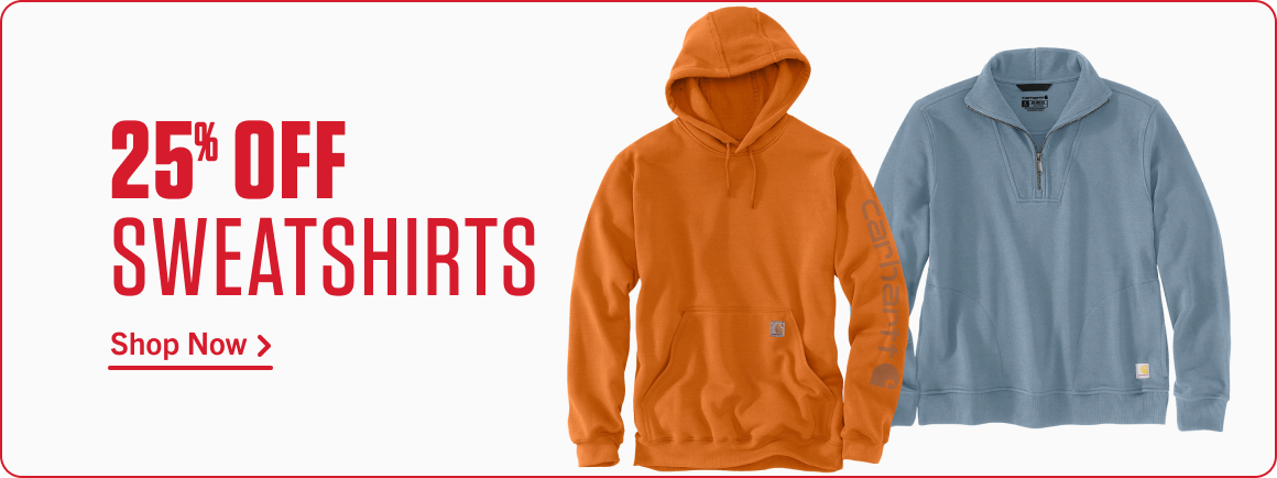 25% OFF SWEATSHIRTS