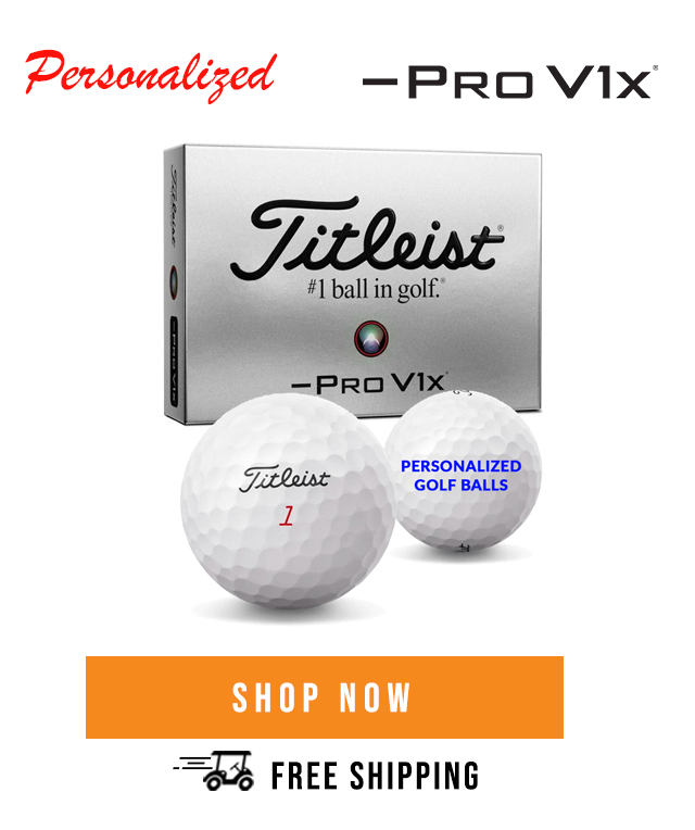 Titleist Pro V1x Left dash Personalized | Buy 3, Get 1 Free