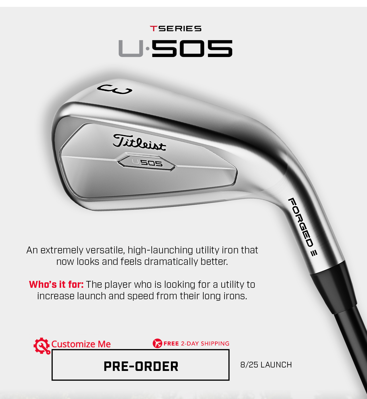 👀 Introducing the AllNew Titleist TSERIES Irons PreOrder NOW