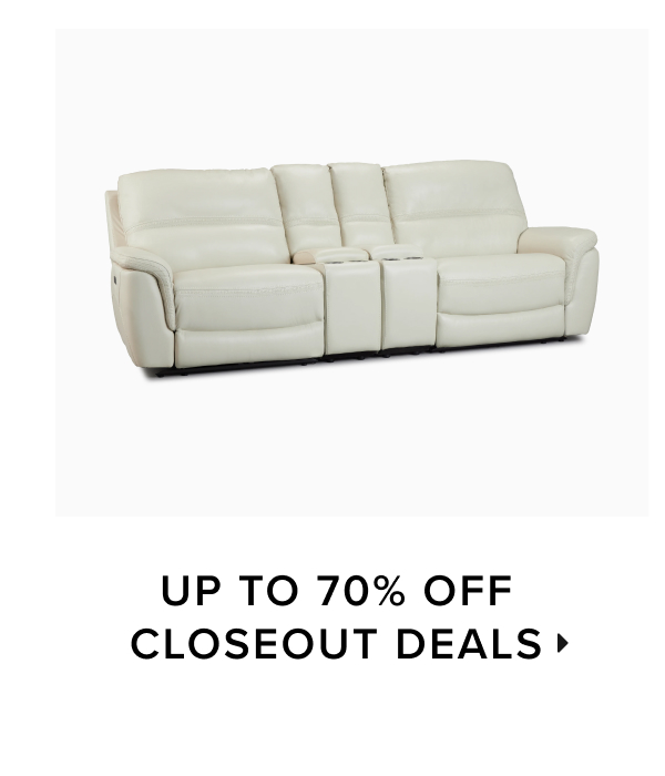 Up to 70% off closeout deals