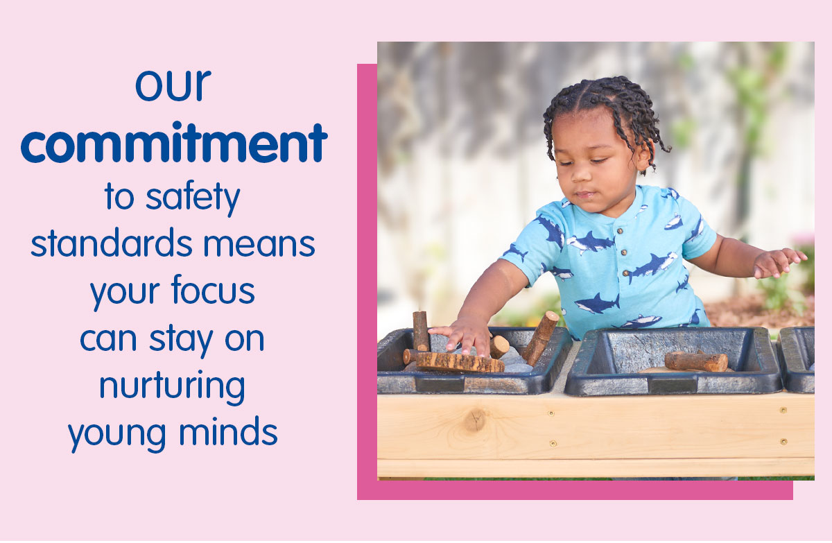 our commitment to safety standards means...