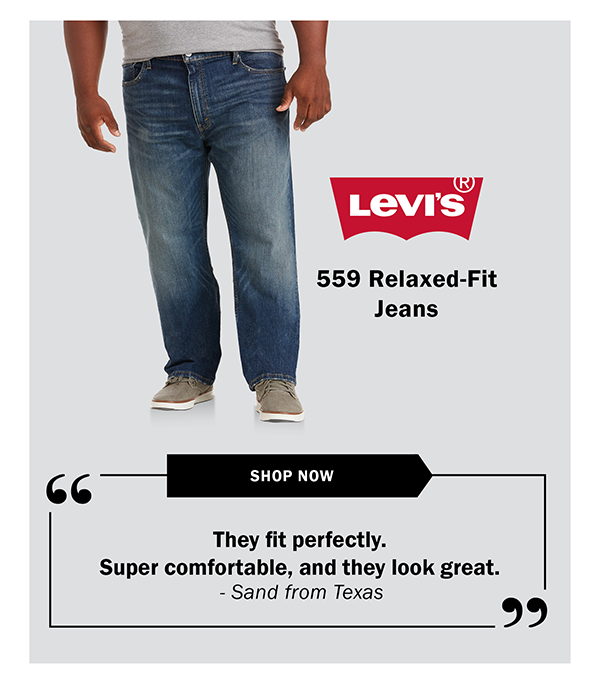 Levi's 559 Relaxed-Fit Jeans - SHOP NOW - They fit perfectly. Super comfortable, and they look great. - Sand from Texas