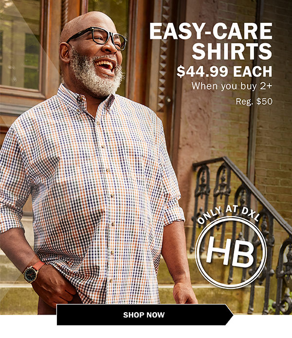 EASY-CARE SPORT SHIRTS. $49.99 EACH WHEN YOU BUY 2 OR MORE.