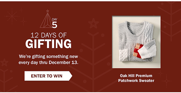 12 Days of Gifting - We're Gifting something new every day though December 13, 2024 - Enter to Win