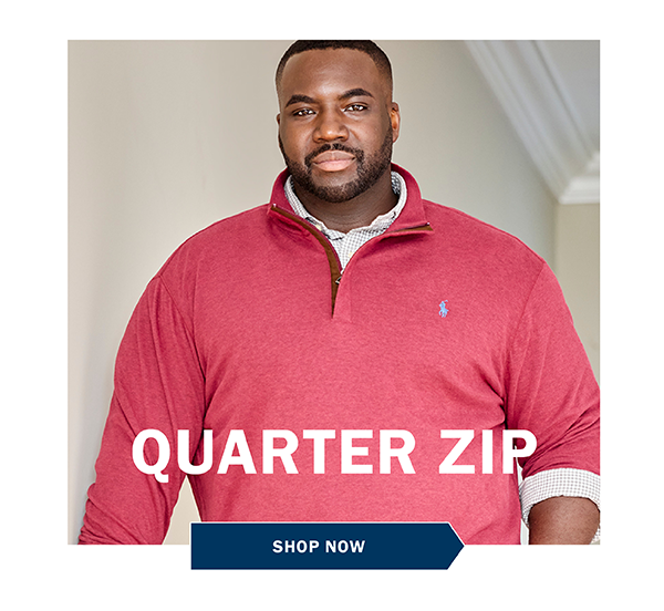 QUARTER ZIP - SHOP NOW