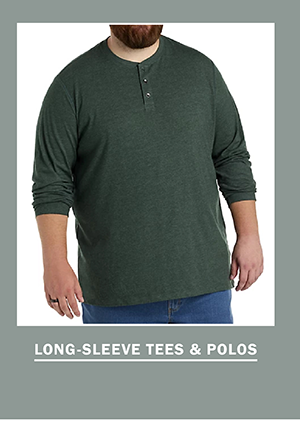 LONG-SLEEVE TEES & POLOS