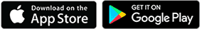 Apple App Store and Google Play Logos