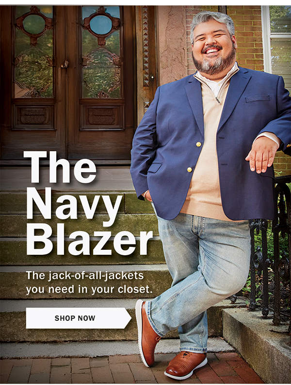 The Navy Blazer - The jack-of-all-jackets you need in your closet. SHOP NOW