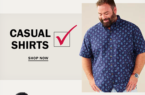 CASUAL SHIRTS - SHOP NOW