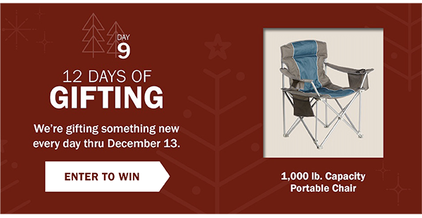 12 Days of Gifting - We're Gifting something new every day though December 13, 2024 - Enter to Win