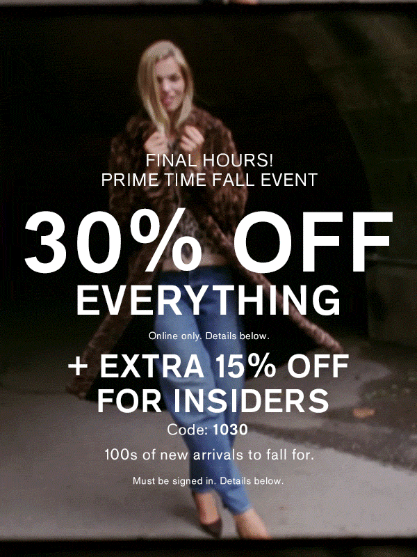 30% Off Everything