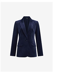 Corduroy Long Slim Blazer