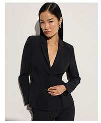 Shop Womens Cinched Waist Blazer in Studio Stretch Twill