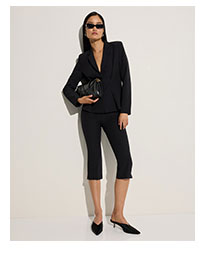 Shop Womens Editor Mid Rise Capri Pant in Studio Stretch Twill