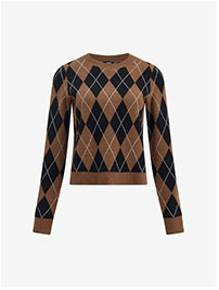 Shop Women's Skimming Argyle Crew Neck Sweater in Airy Soft