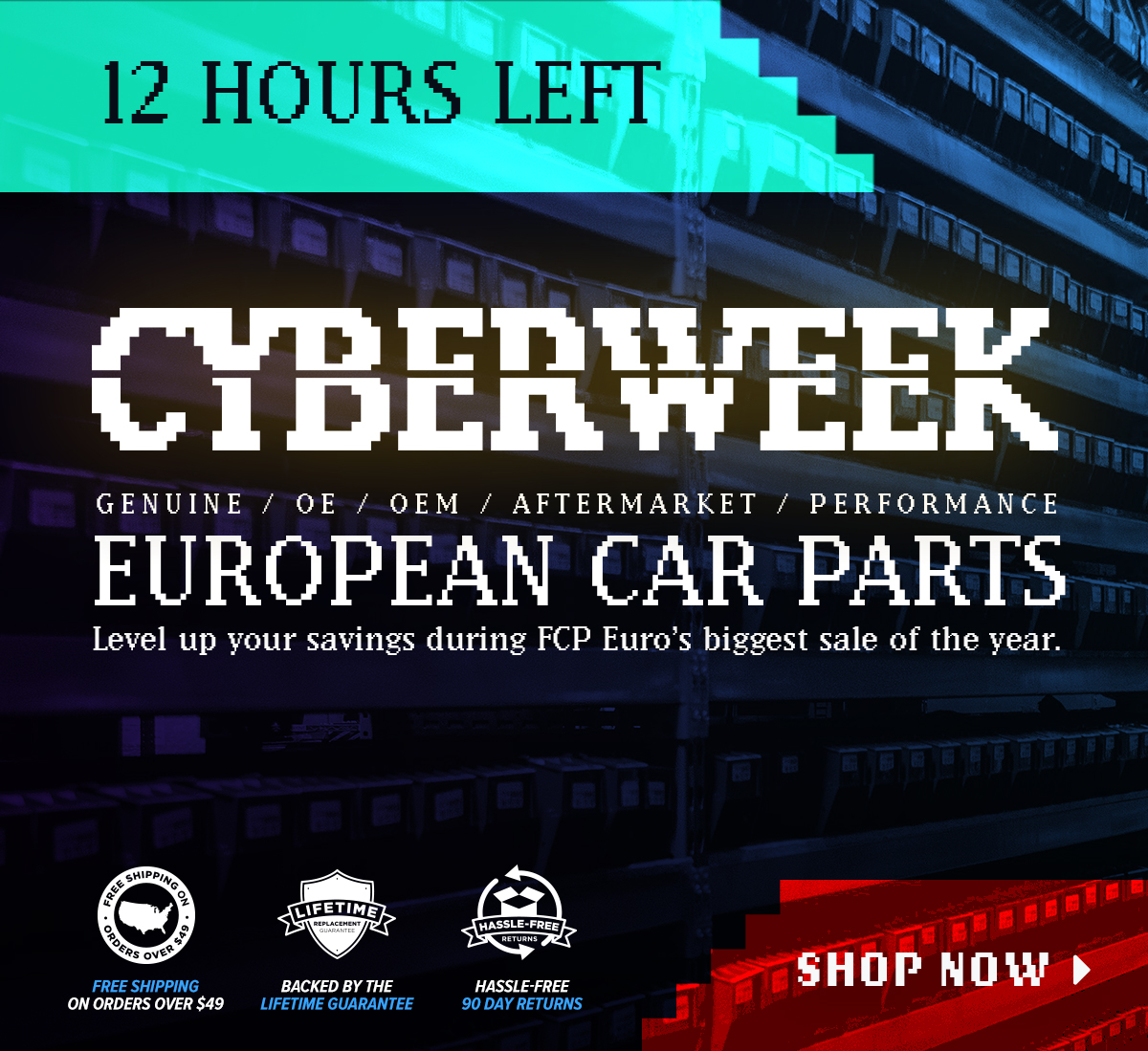 12hrs left to save 35 on VW parts. FCP Euro