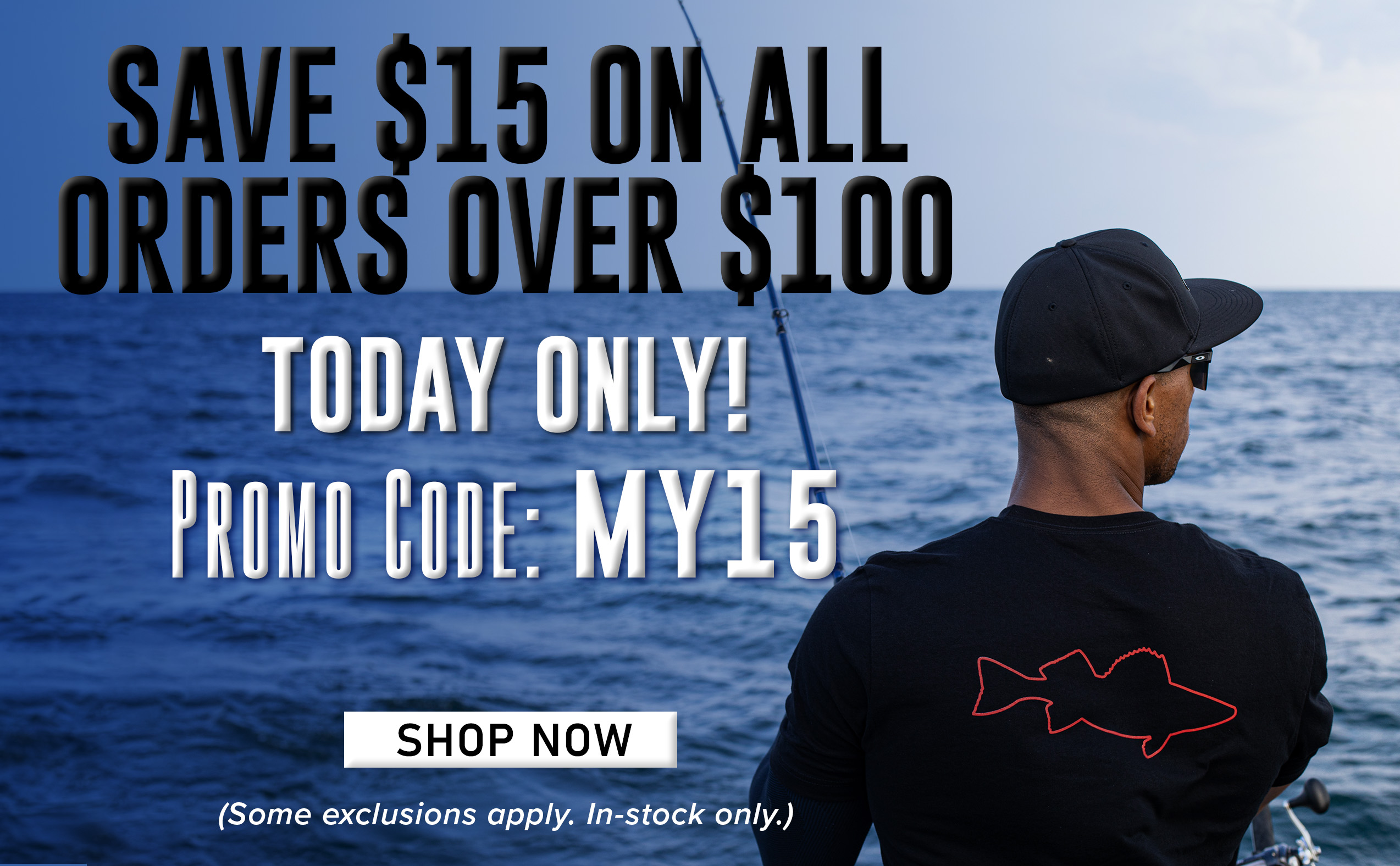 Save $15 On All Orders over $100 Today Only! Promo Code: MY15 Shop Now (In-stock only.)