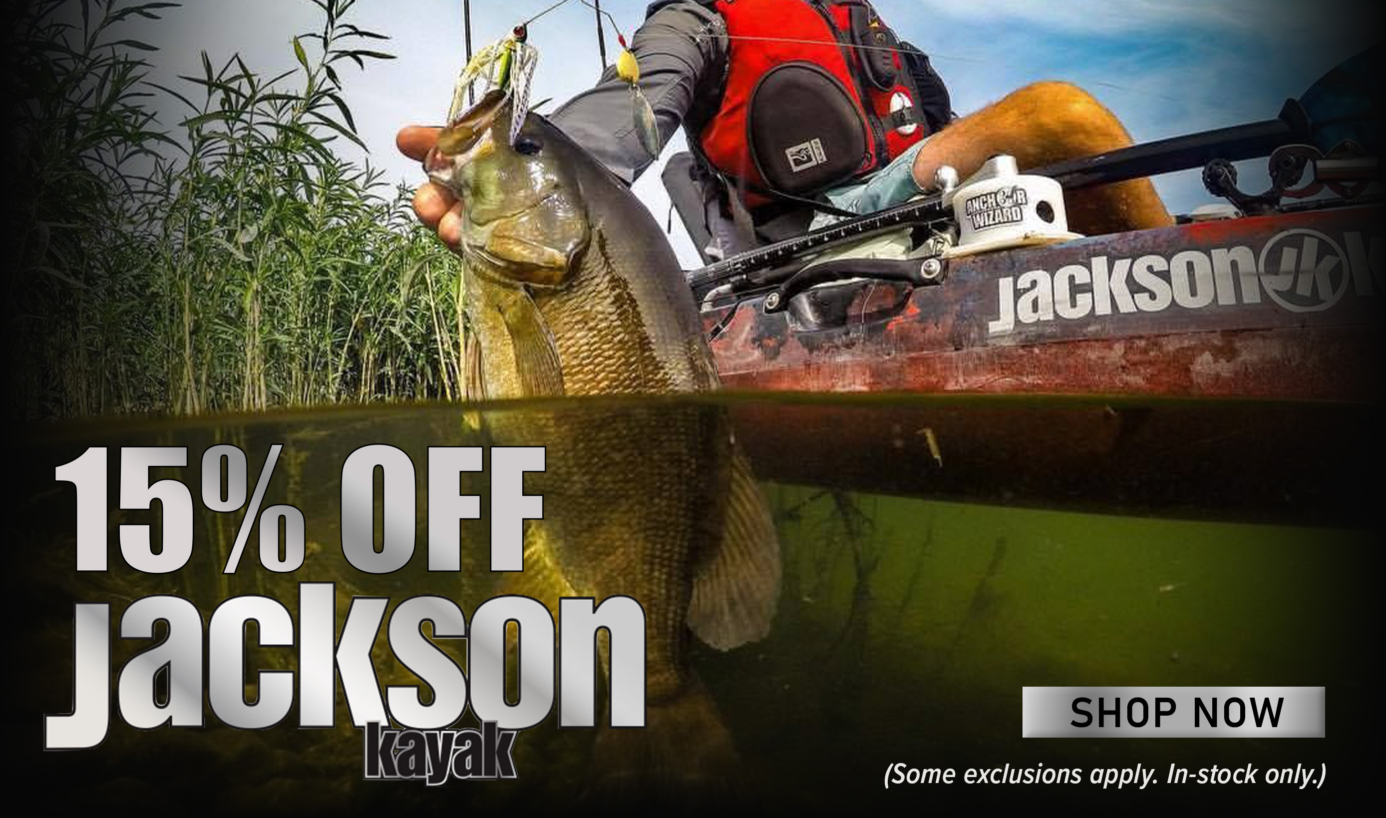 15% Off Jackson Kayak Shop Now (some exclusions apply. In-stock only.)