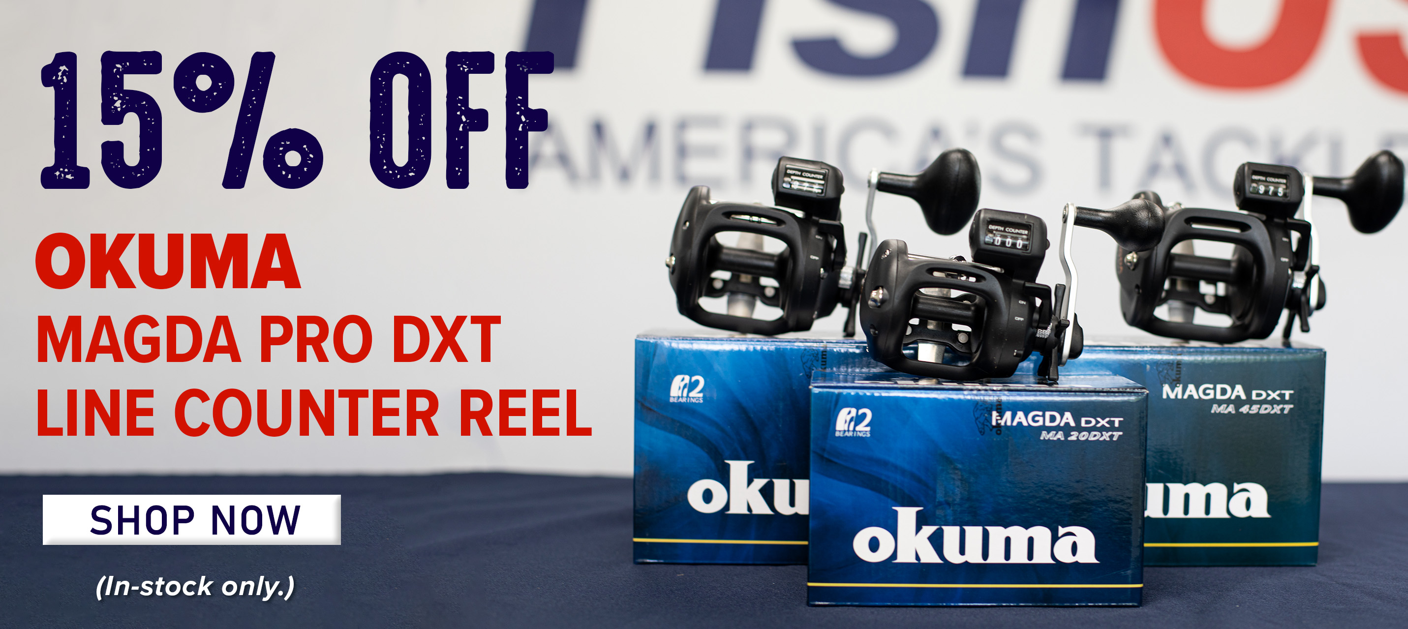 15% Off Okuma Magda Pro DXT Line Counter Reel Shop Now (In-stock only.)