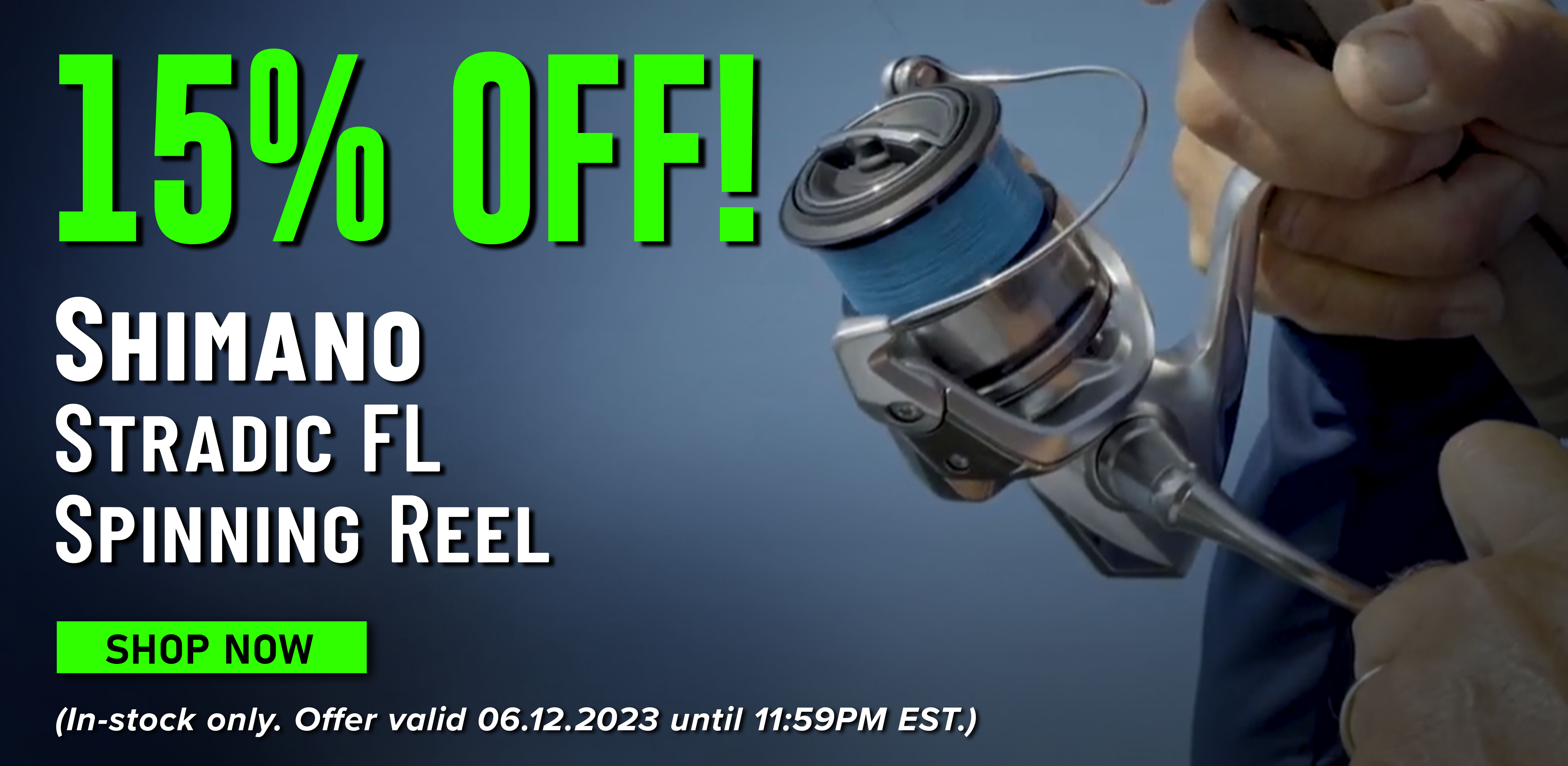 Shimano Stradic Spinning Reels 15% Off! These Won't Last Long! - Fish USA