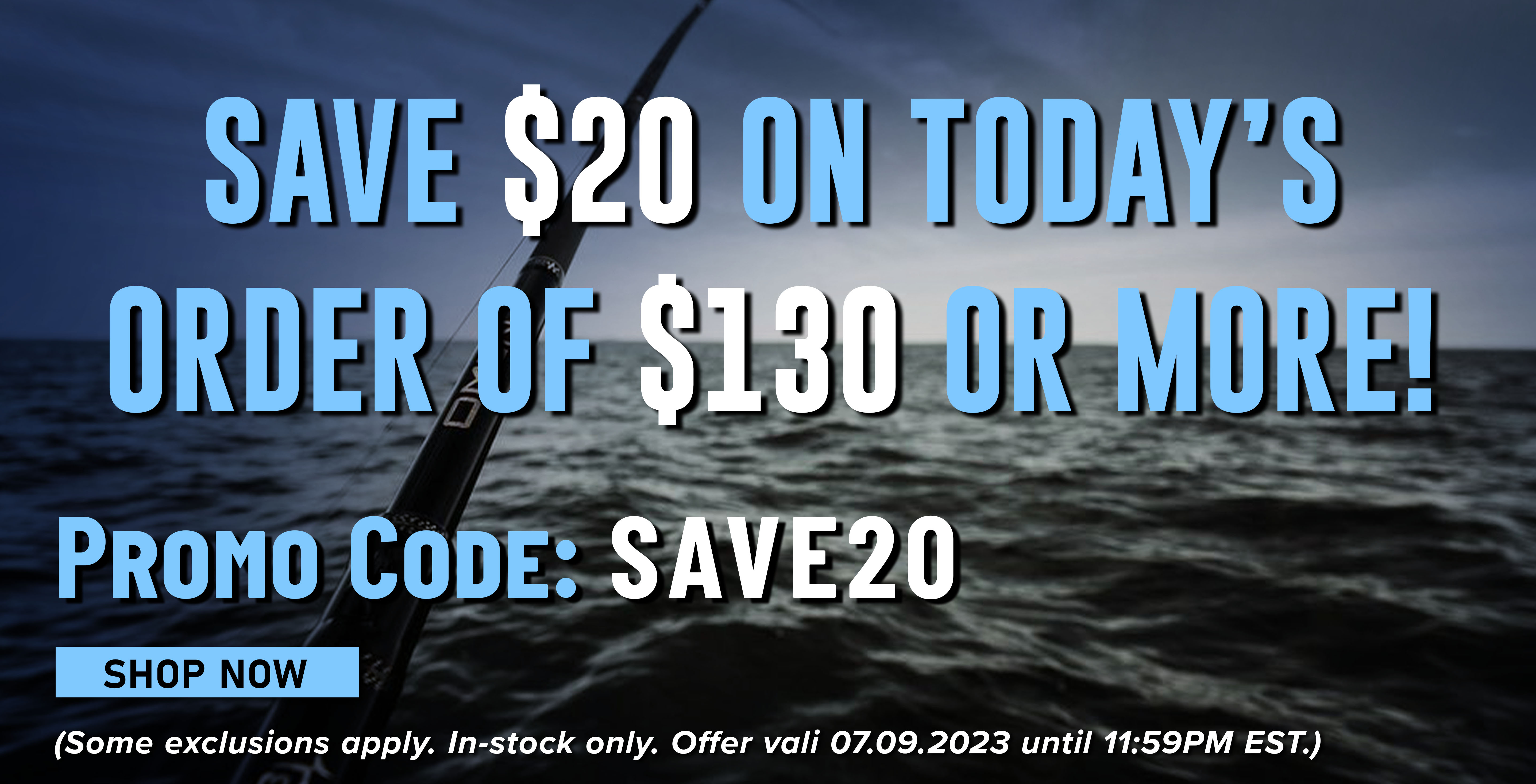 Save $20 On Today's Order $130 Or More! Promo Code:SAVE20 Shop Now (Some exclusions apply. In-stock only.Offer valid 07.09.2023 until 11:59PM EST.)