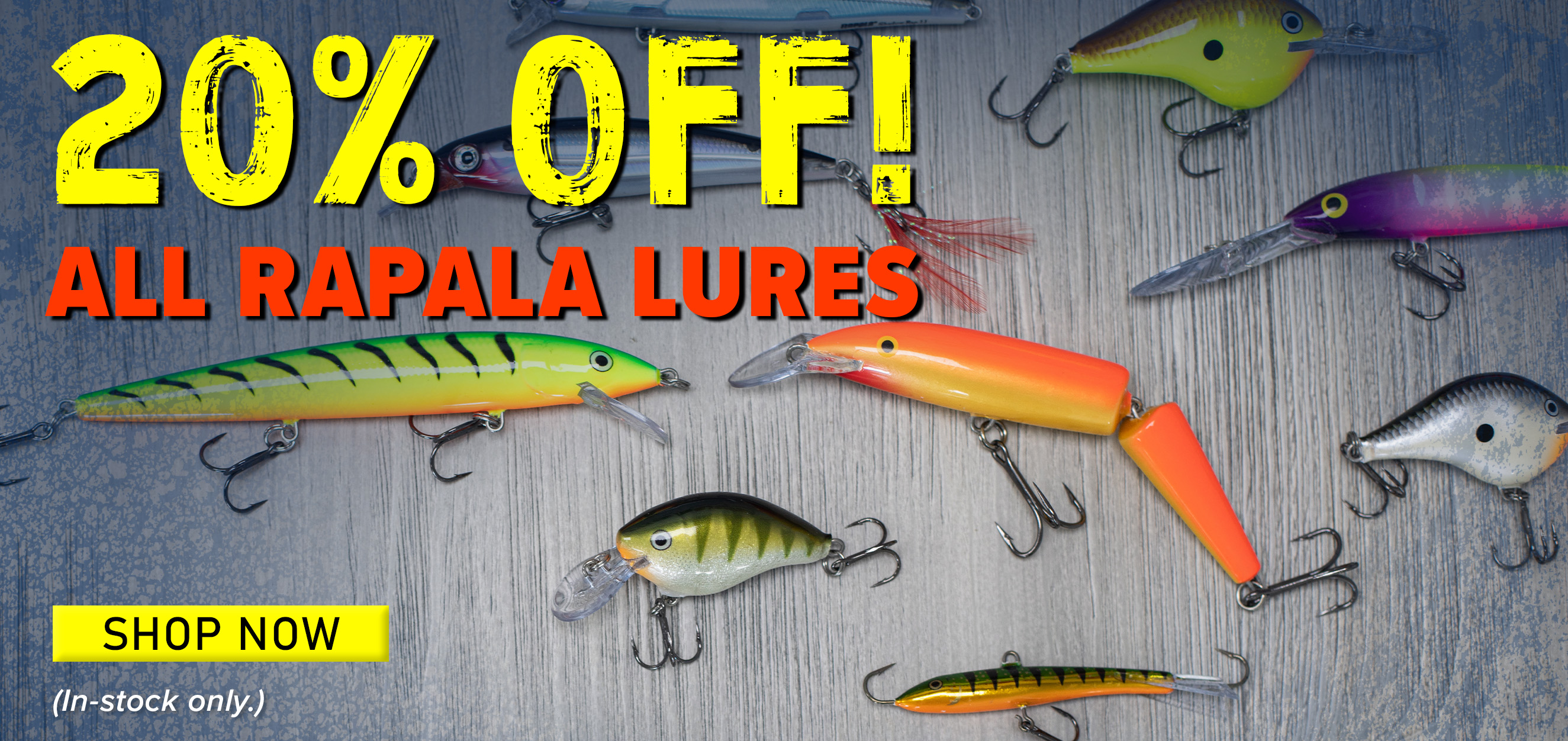 Customer Appreciation Week Starts NOW! 20% Off All Rapala Lures