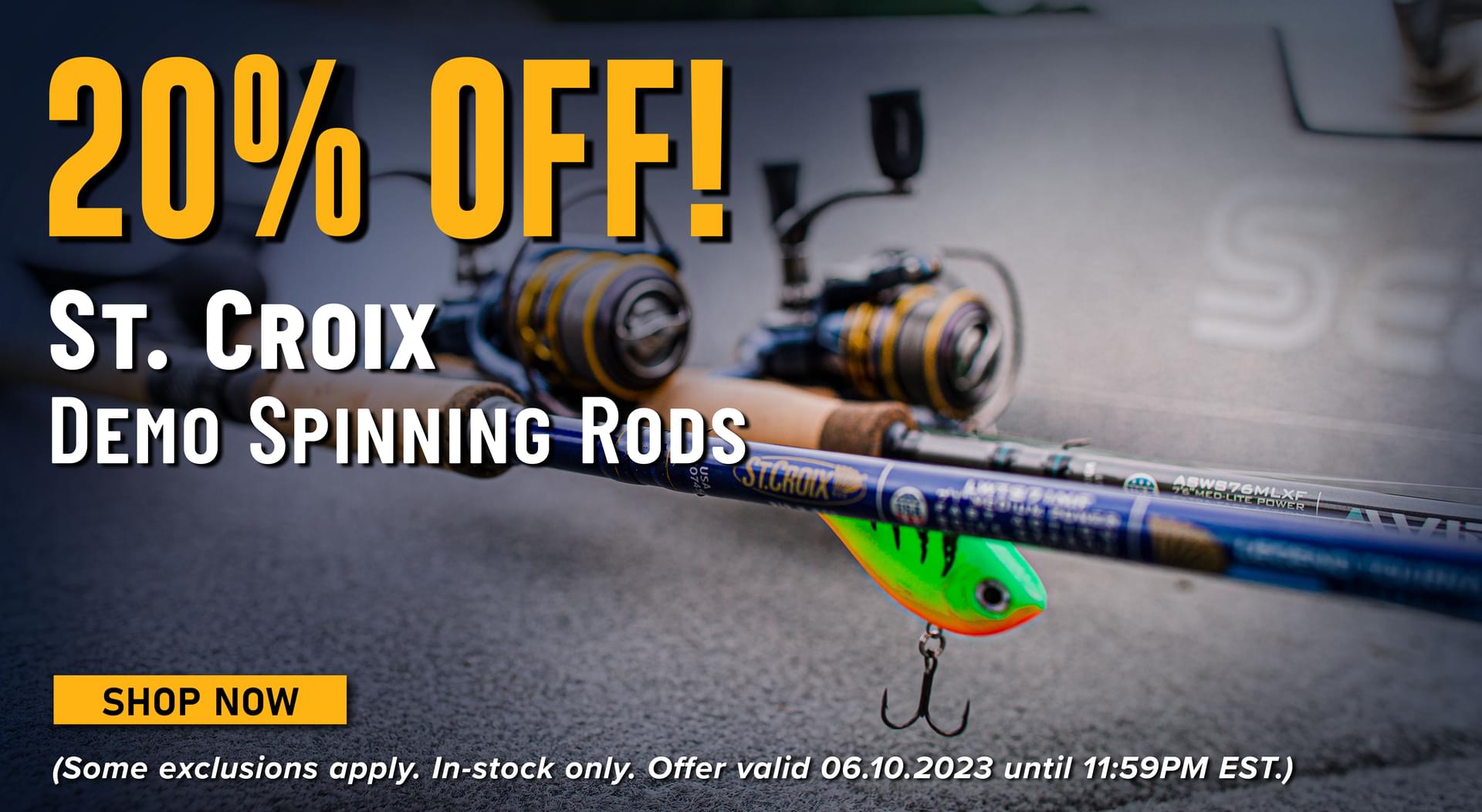St. Croix Super Sale Just Got Bigger! New Rods Just Added! - Fish USA
