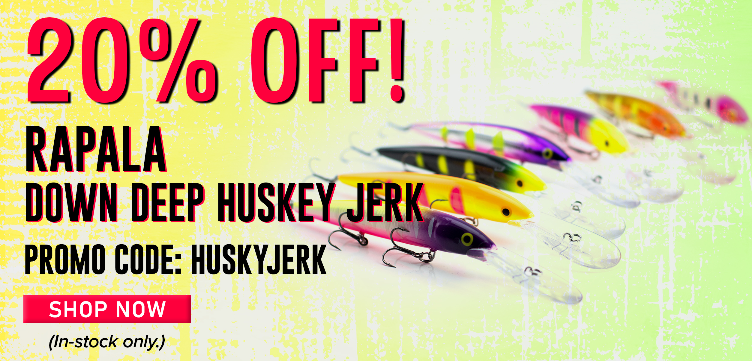 20% Off Rapala Down Deep Husky Jerk Shop Now (In-stock only.)