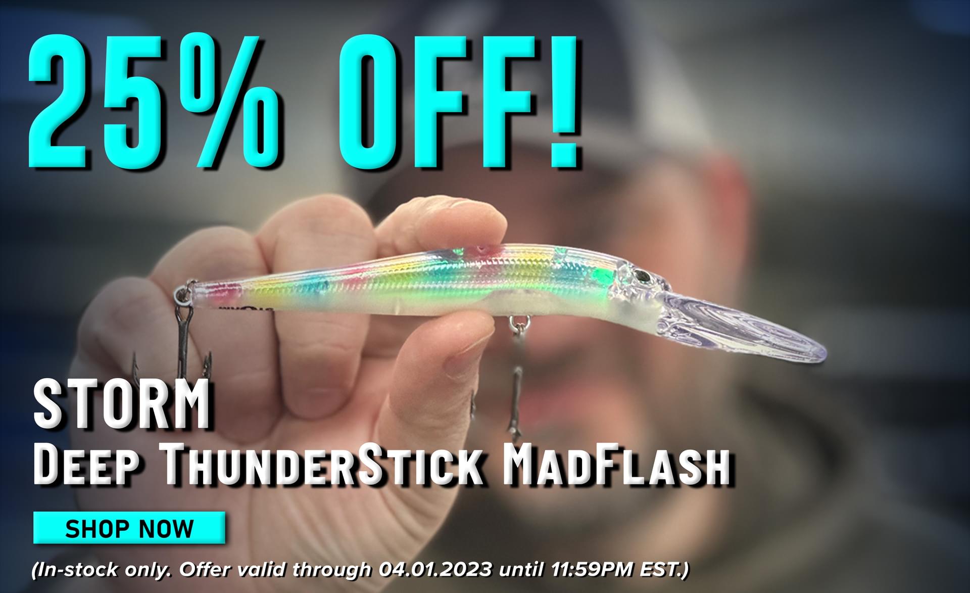 25% Off! Storm Deep Thunderstick MadFlash Shop Now (In-stock only. Offer valid through 04.01.2023 until 11:59PM EST.)