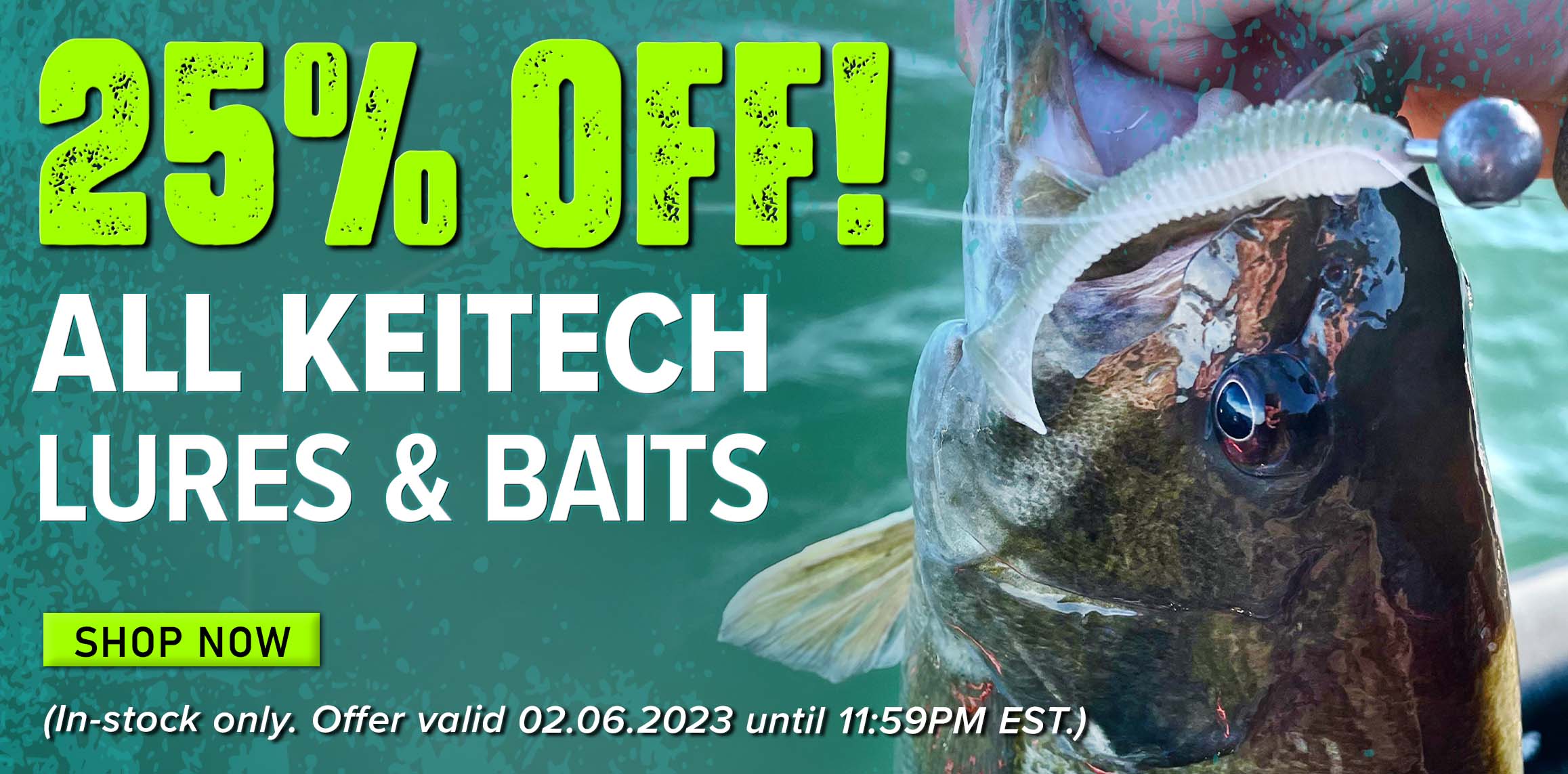 All Keitech Lures & Baits 25% Off - Fish USA