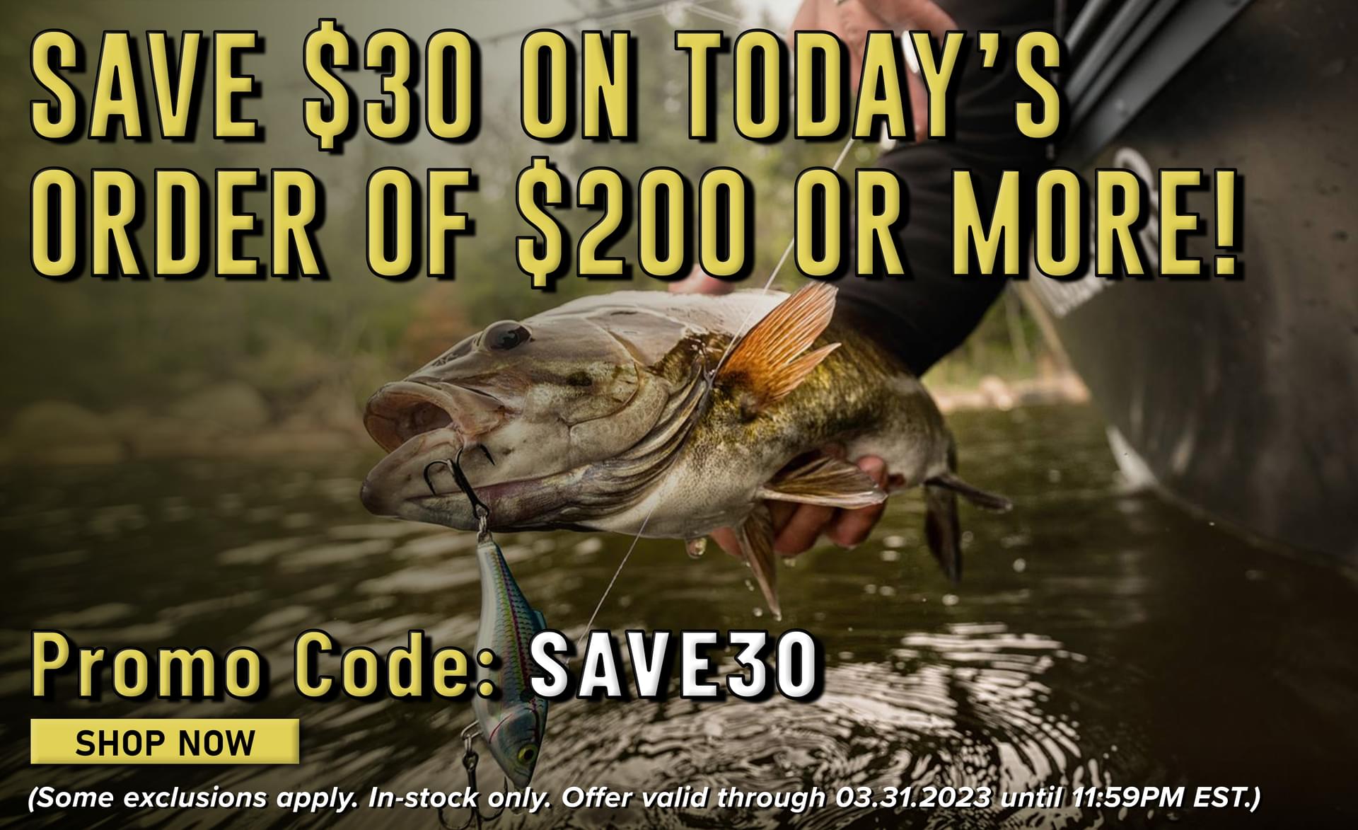 Save $30 on Today's Order of $200 or More! Promo Code: SAVE30 Shop Now (Some exclusions apply. In-stock only. Offer valid 03.31.2023 until 11:59PM EST.)