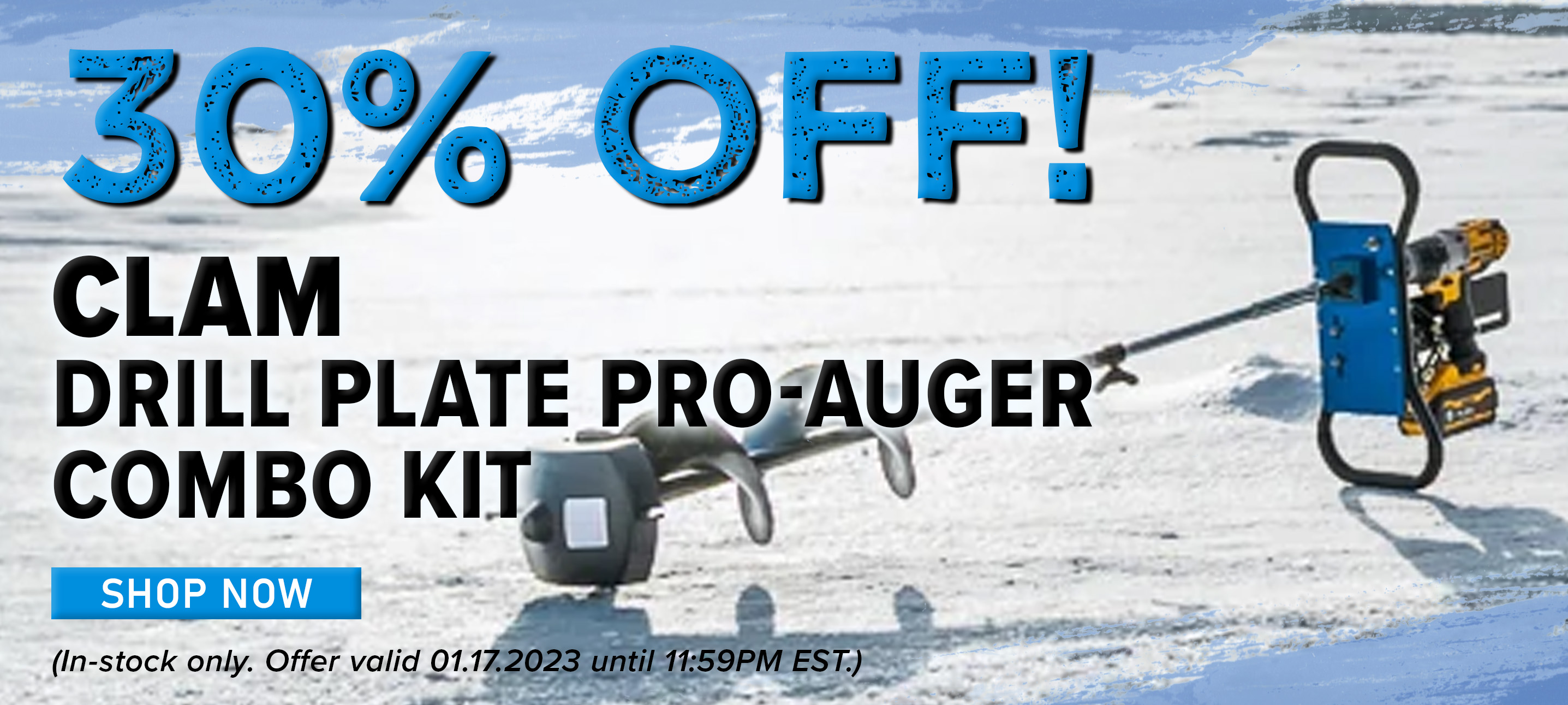 30% Off! Calm Drill Plate Pro-Auger Combo Kit Shop Now (In-stock only. Offer valid 01.17.2023 until 11:59PM EST.)