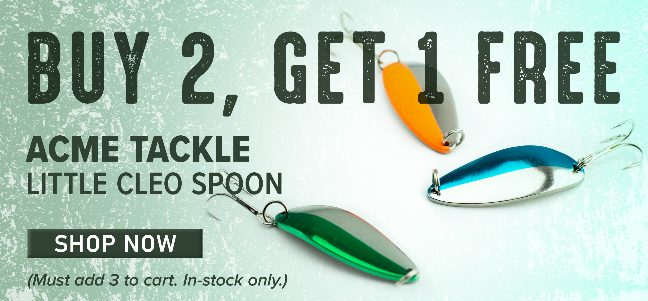 Buy 2, Get 1 Free Acme Tackle Little Cleo Spoon Shop Now (Must add 3 to cart. In-stock only.)