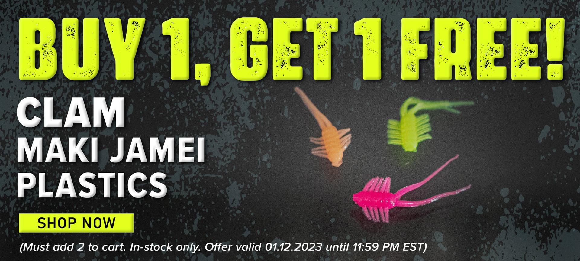 Clam Maki Jamei Plastics Buy 1, Get 1 Free Today Only! - Fish USA