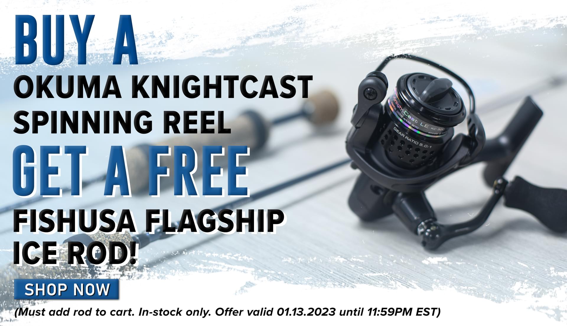 Get Your FishUSA Flagship Ice Rod Free With Today's Offer! - Fish USA