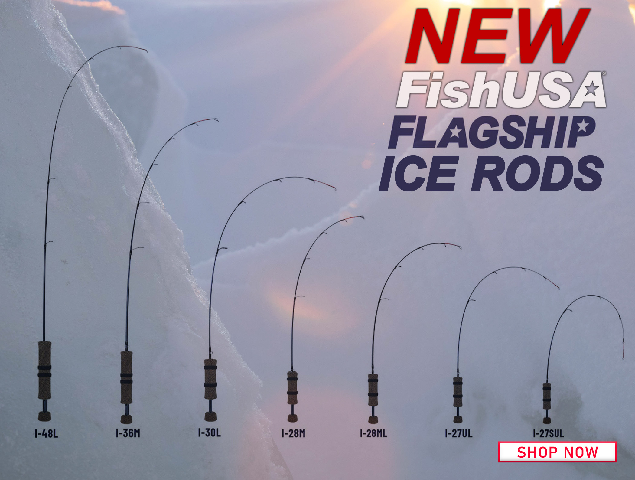 New FishUSA Flagship Ice Rods Shop Now