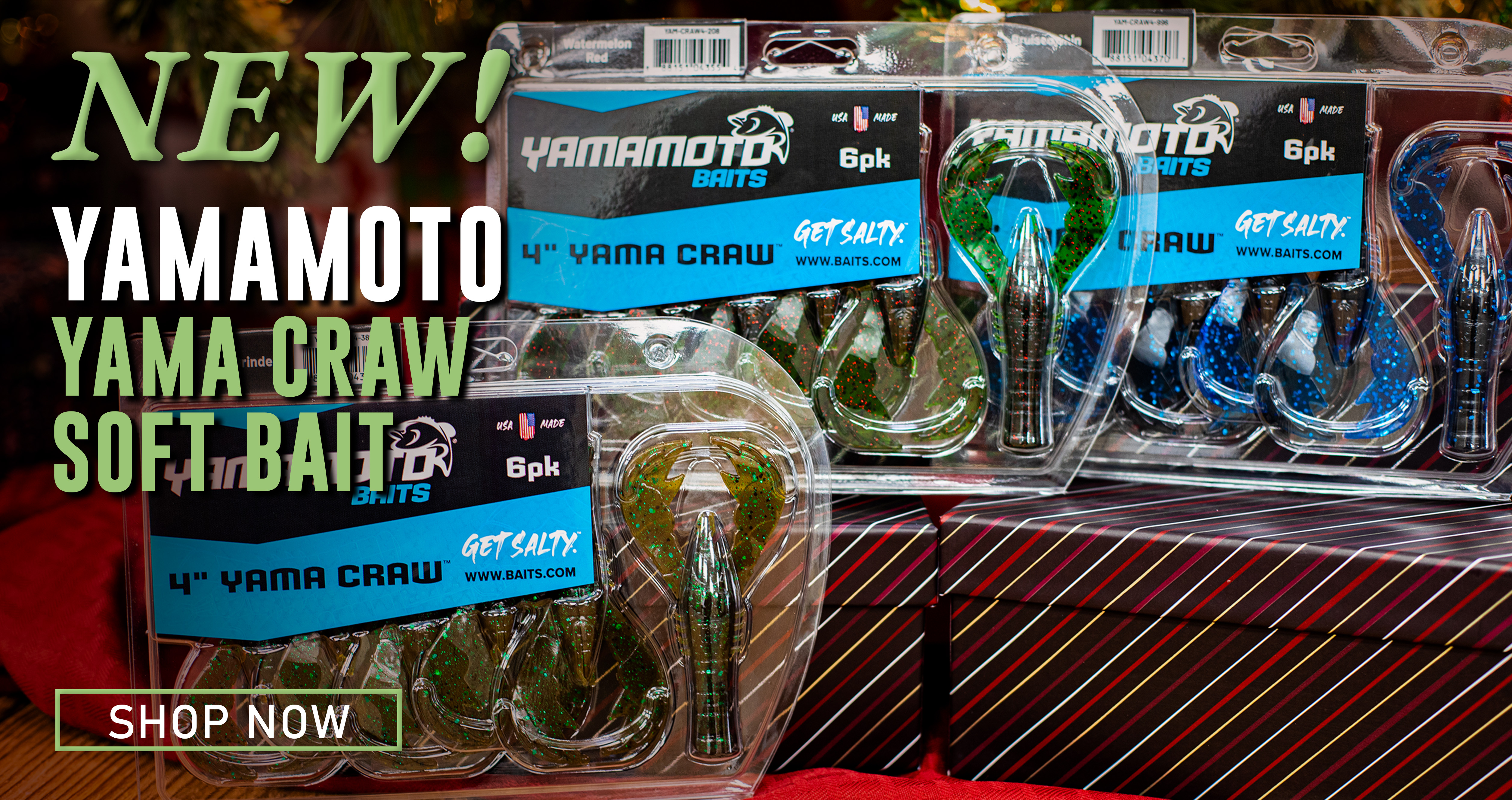 New! Yamamoto Yama Craw Soft Bait Shop Now