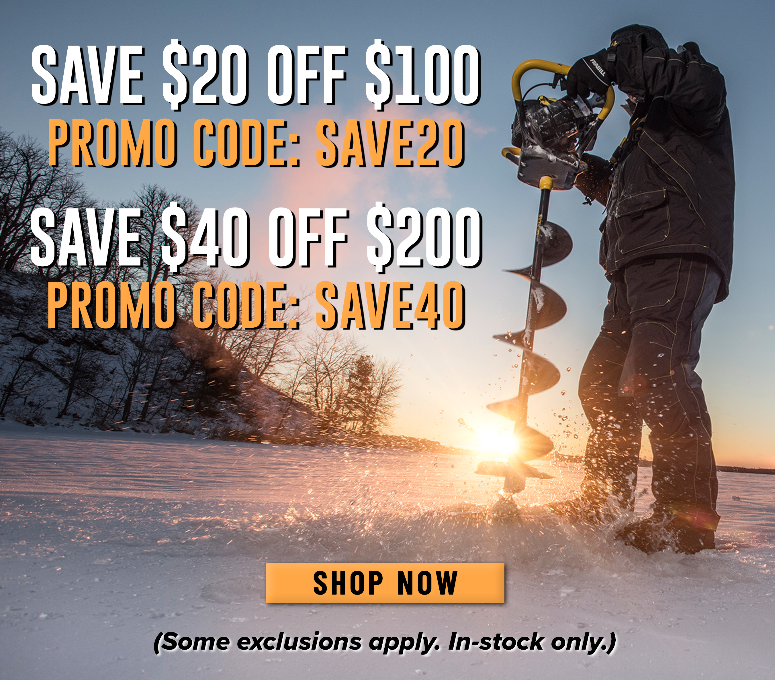  Save $20 off $100 Promo Code: SAVE20 Save $40 Off $200 Promo Code: SAVE40 Shop Now (Some exclusions apply. In-stock only.)