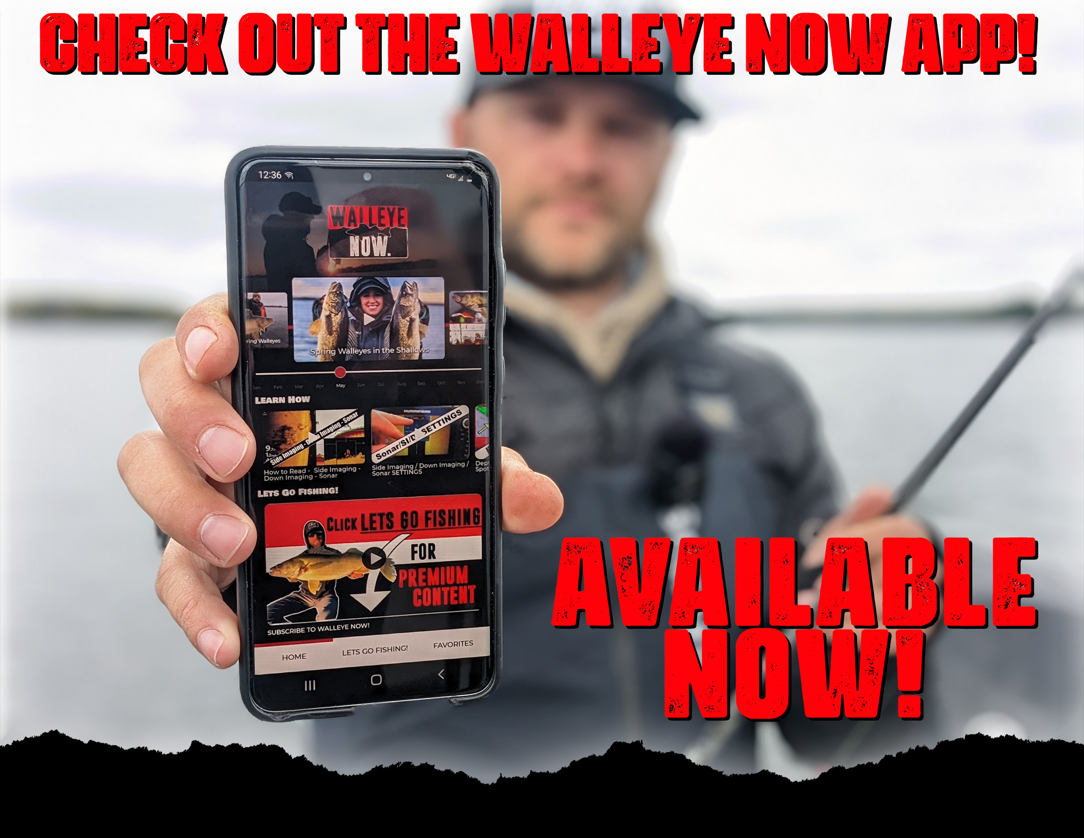 Check out the walleye now app! Available Now!