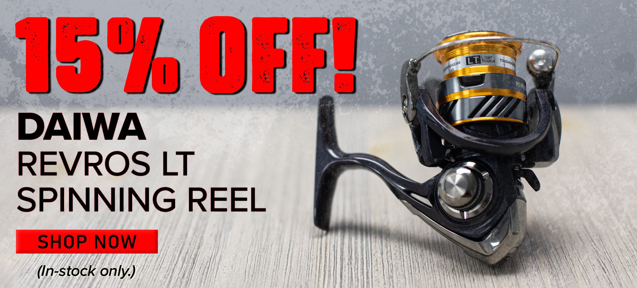 15% Off! Daiwa Revros LT Spinning Reel Shop Now (In-stock only.)