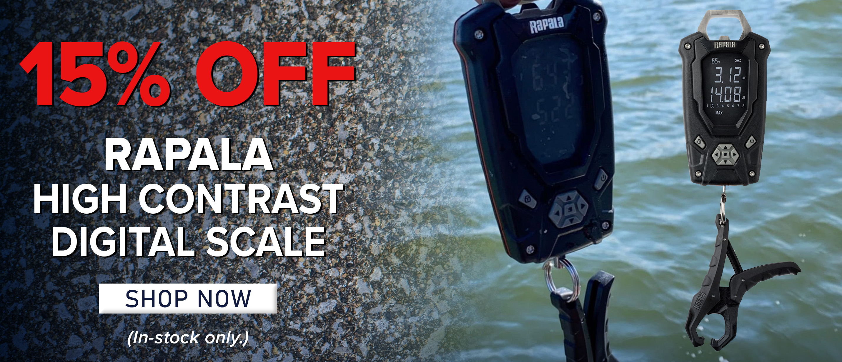 15% Off Rapala High Contrast Digital Scale Shop Now (In-stock only.)