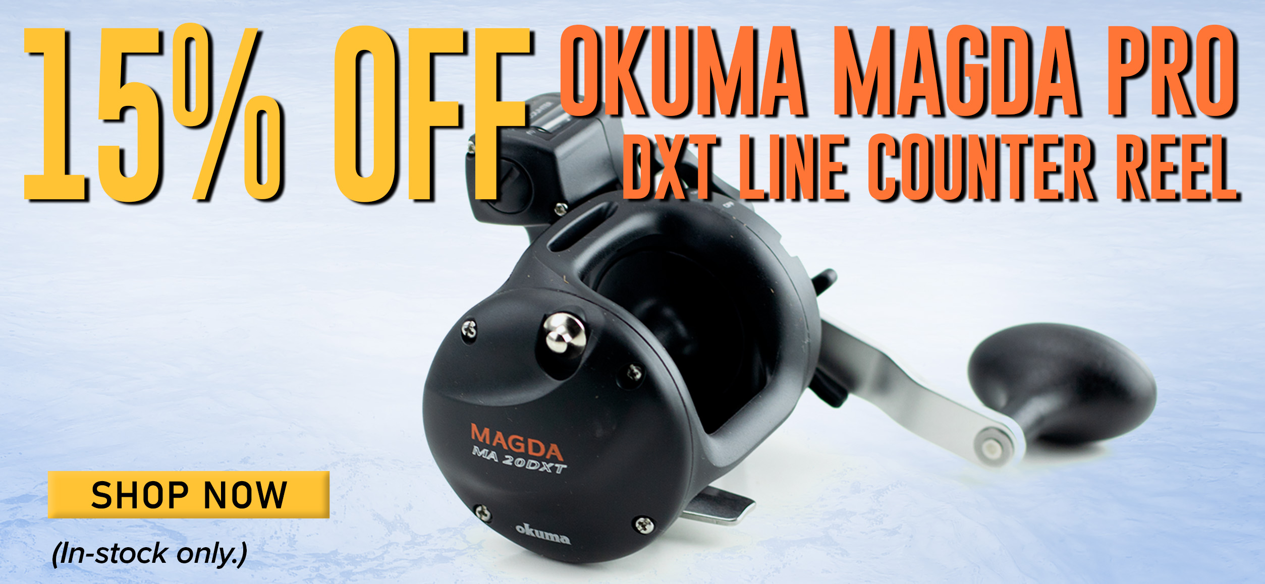 15% Off Okuma Magda Pro DXT Line Counter Reel Shop Now (In-stock only.)