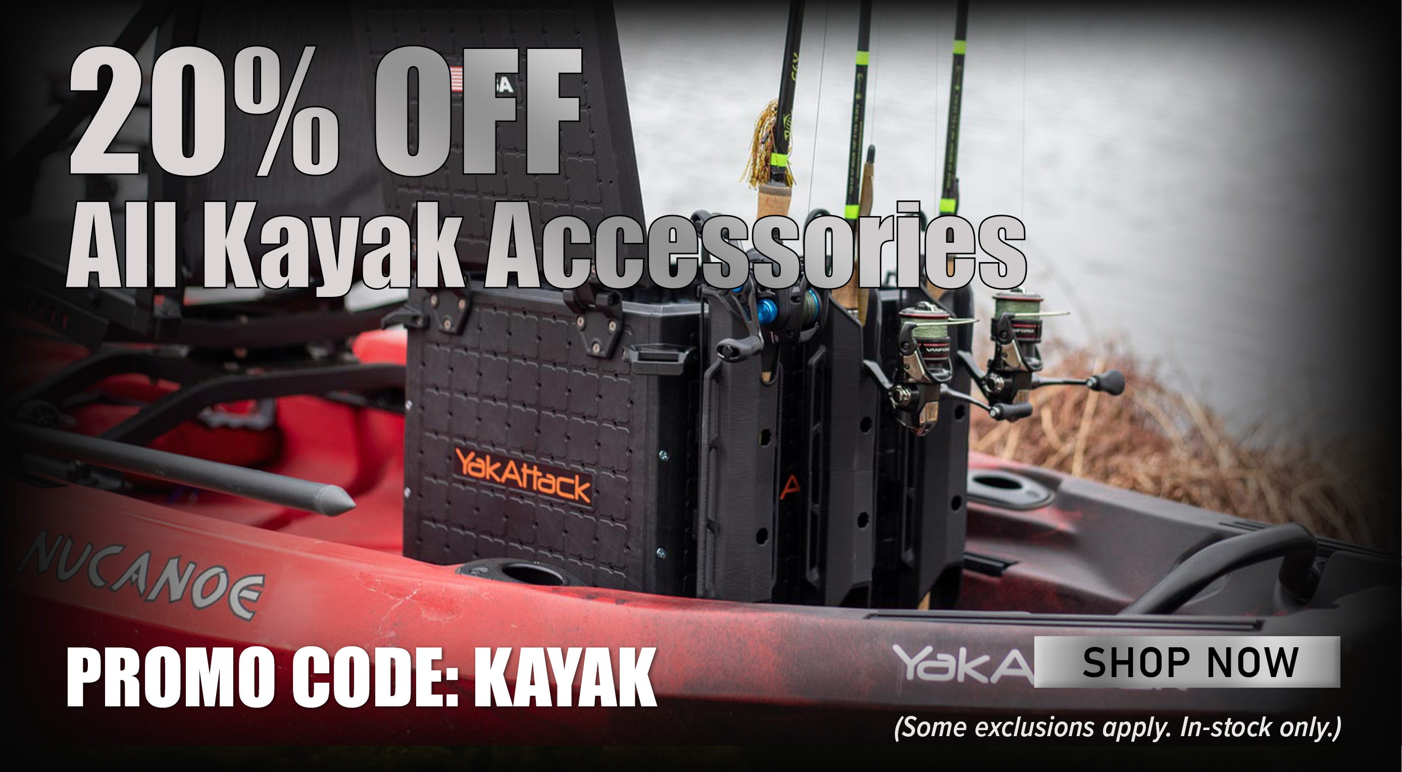 20% Off All Kayak Accessories Promo Code: KAYAK Shop Now (Some exclusions apply. In-stock only.)