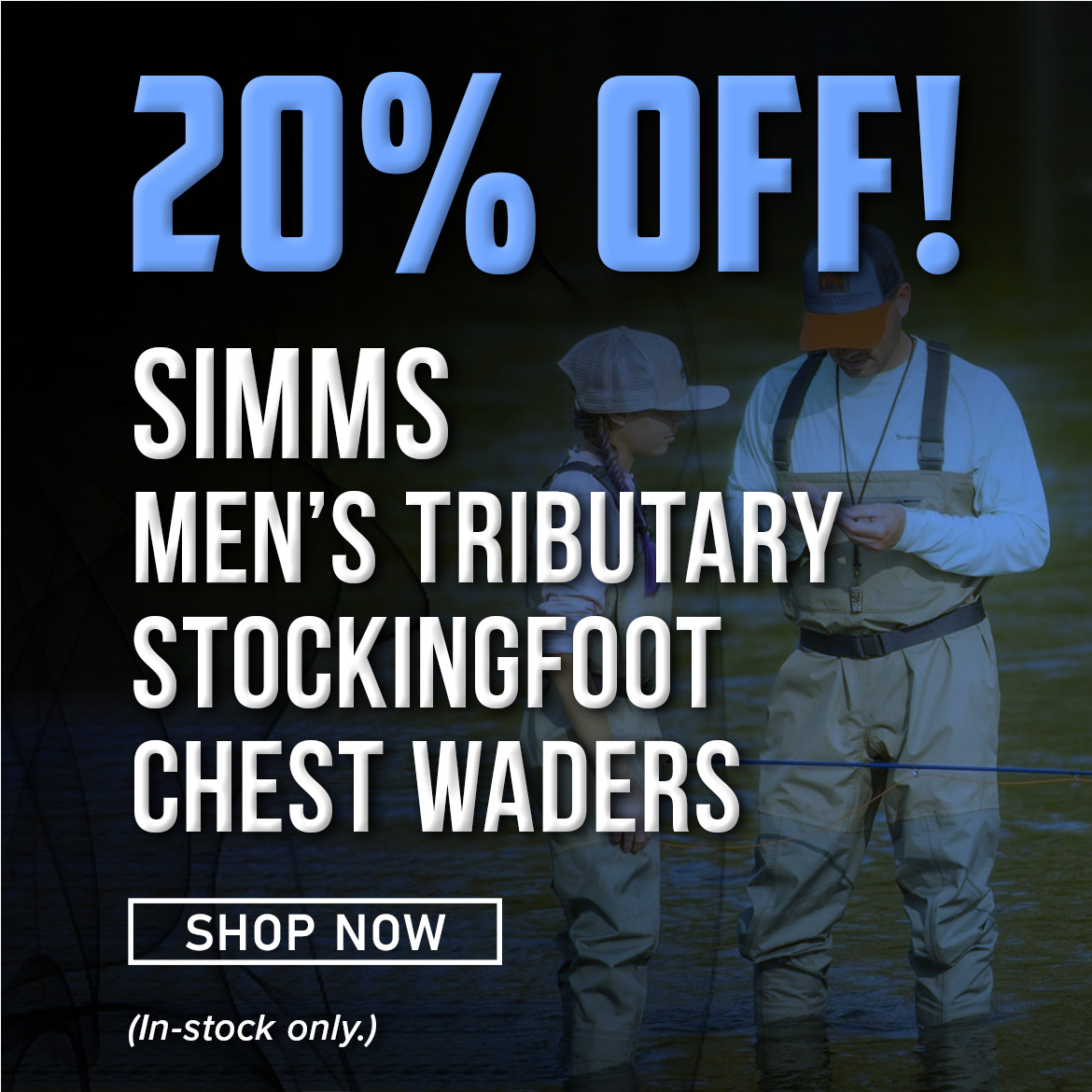 20% Off! Simms MEN'S TRIBUTARY STOCKINGFOOT CHEST WADERS Shop Now (In-stock only.)