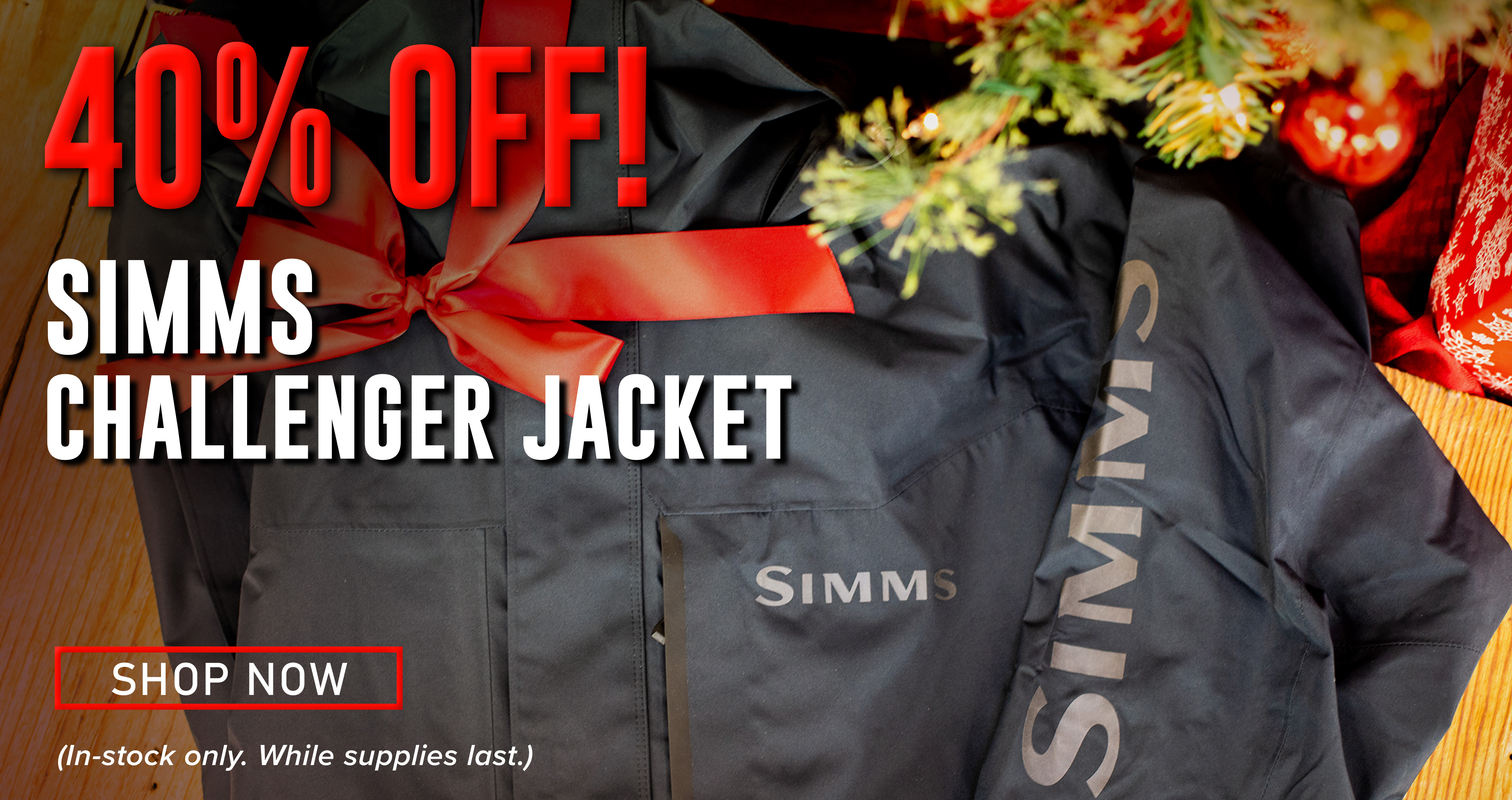 40% Off! Simms Challenger Jacket Shop Now (In-stock only. While supplies last.)