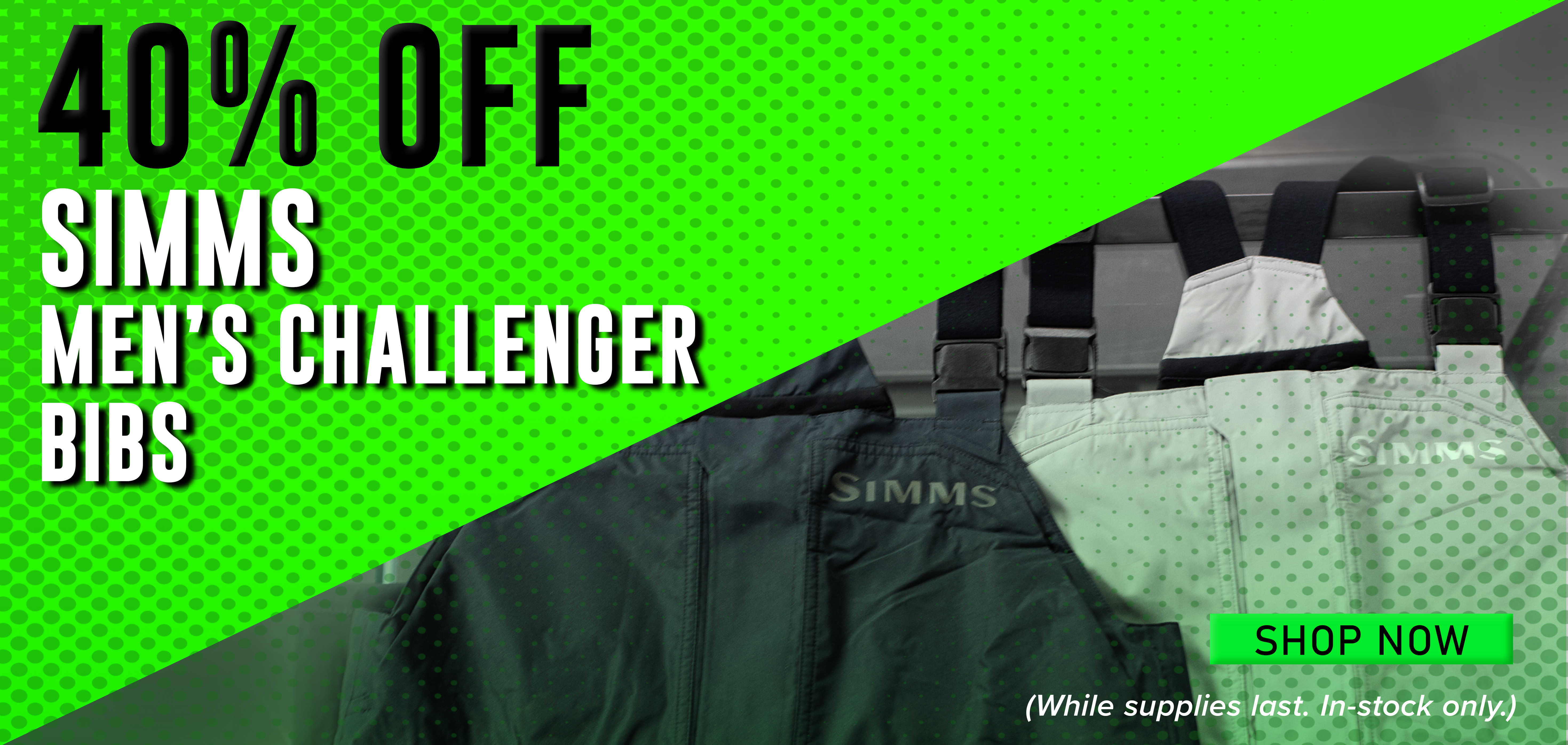 40% Off Simms Mens Challenger Bibs Shop Now (While supplies last. In-stock only.)