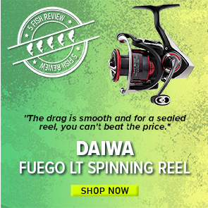 5 Fish Review Daiwa Fuego LT Spinning Reel 