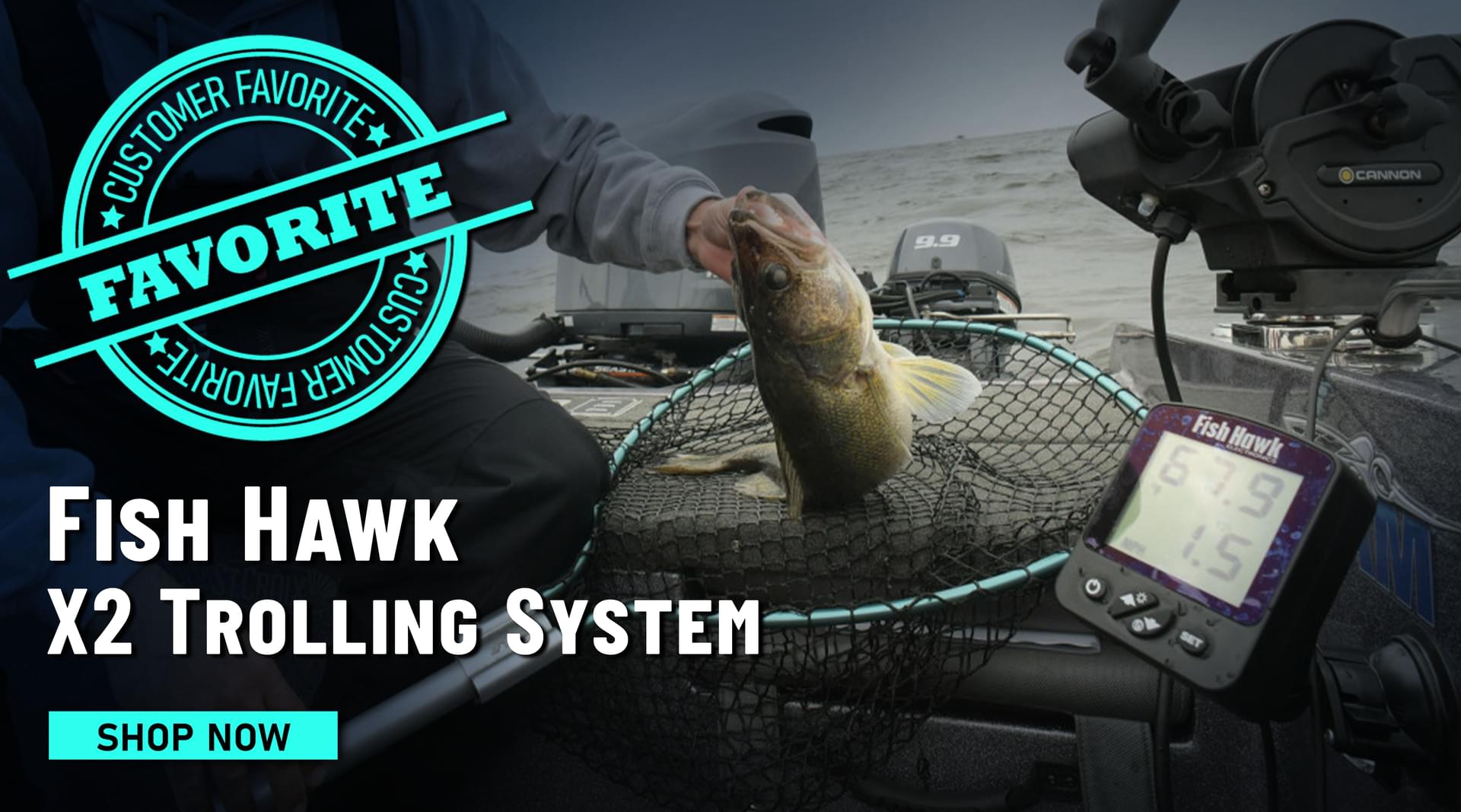 Customer Favorite! Fish Hawk X2 Trolling System Shop Now